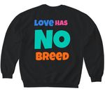 MABBR PRIDE, a Black Softstyle Crewneck Sweatshirt (back-view)