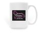O-P Club Lambs Coffee Mug, a White Large Coffee Mug