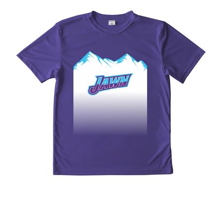 NYC Jawn Jersey Active (Limited Time Only), a Purple Youth Performance Tee