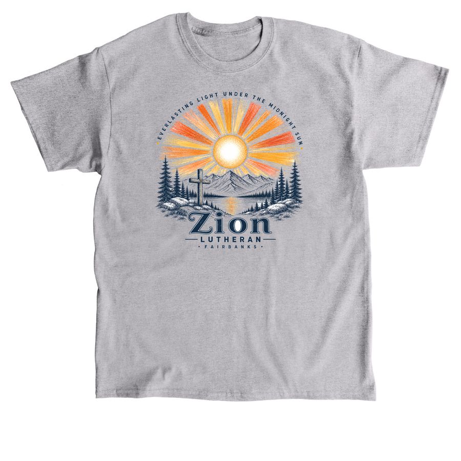 Zion Lutheran Church, a Sport Grey Classic Unisex Tee