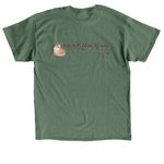 Keep Wildlife Wild, a Military Green Classic Unisex Tee (back-view)