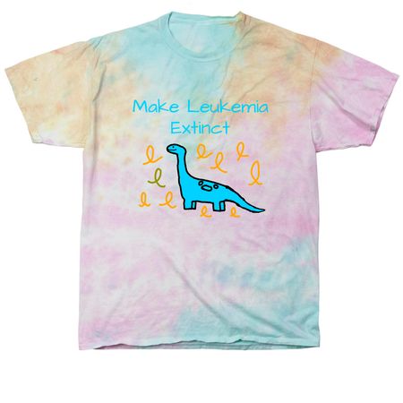 Stomping Leukemia, a Snow Cone Classic Tie Dye Tee