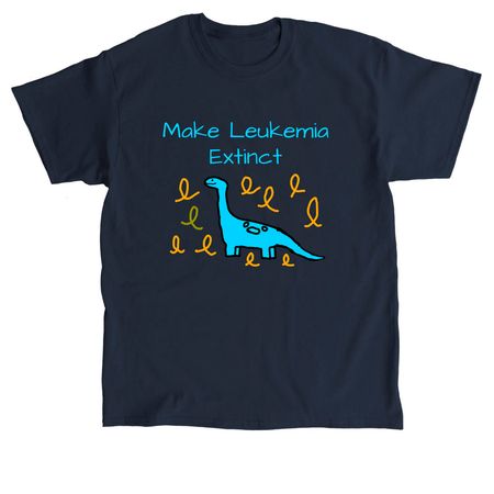 Stomping Leukemia, a Navy Classic Unisex Tee