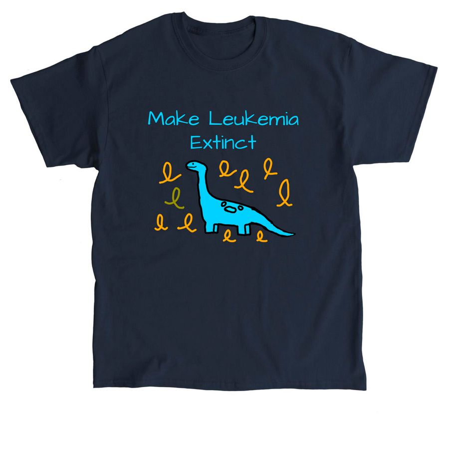 Stomping Leukemia, a Navy Classic Unisex Tee