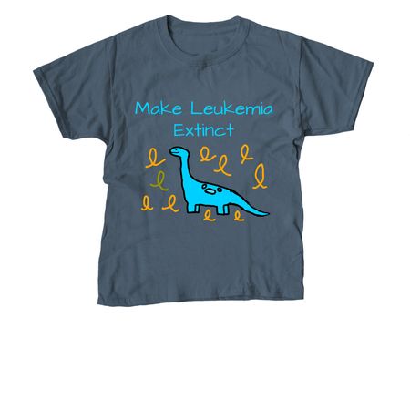 Stomping Leukemia, a Indigo Youth Unisex Tee