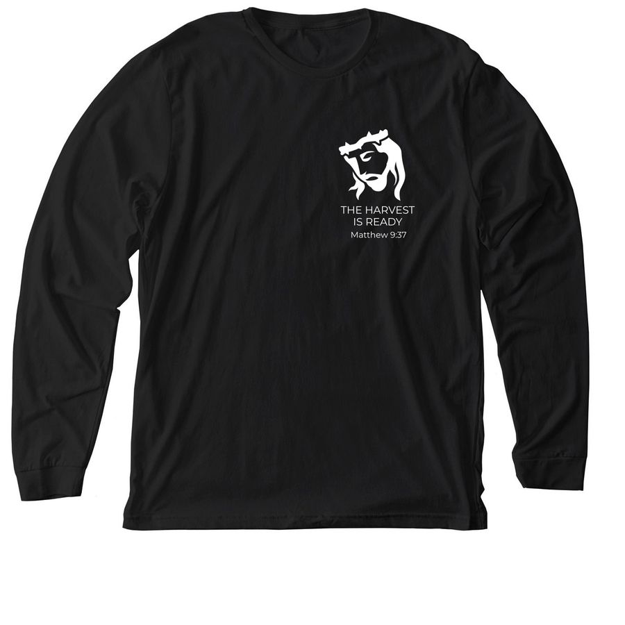 The Harvest is Ready, a Solid Black Blend Premium Long Sleeve Tee