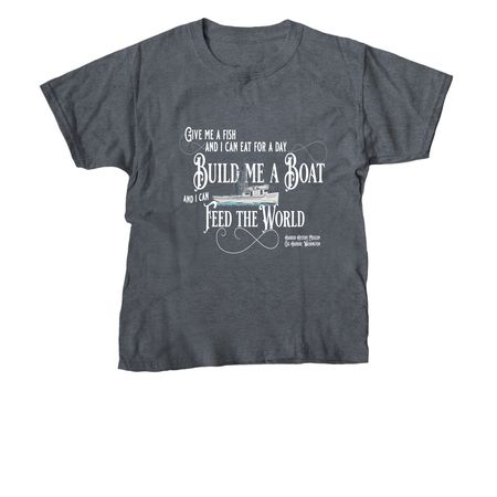Celebrate the Fleet, a Dark Heather Youth Unisex Tee