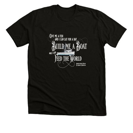 Celebrate the Fleet, a Black Heather Premium Unisex Tee