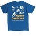 NC Future Problem Solving T-Shirt, a Royal Classic Unisex Tee (back-view)