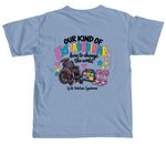 Our kind of Extraordinary.&nbsp;, a Washed Denim Comfort Colors Unisex Tee (back-view)