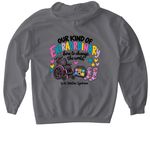 Our kind of Extraordinary.&nbsp;, a Charcoal Gildan Softstyle Pullover Hoodie (back-view)
