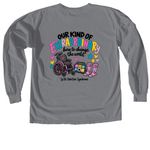Our kind of Extraordinary.&nbsp;, a Granite Comfort Colors Long Sleeve Tee (back-view)