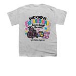 Our kind of Extraordinary.&nbsp;, a Sport Grey Youth Unisex Tee (back-view)