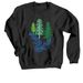 Trees And Creek&nbsp;, a Black Crewneck Sweatshirt