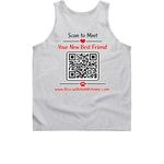 Love has 4 Paws, a Sport Grey Classic Unisex Tank Top (back-view)