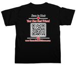Love has 4 Paws, a Black Comfort Colors Unisex Tee (back-view)