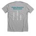 #TeamBrei, a Athletic Heather Premium Unisex Tee (back-view)