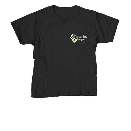 Fostering Hope - Dark, a Black Youth Unisex Tee
