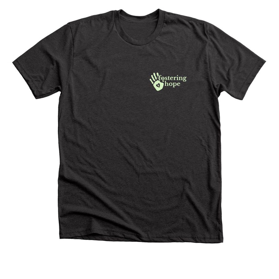 Fostering Hope - Dark, a Dark Grey Heather Premium Unisex Tee