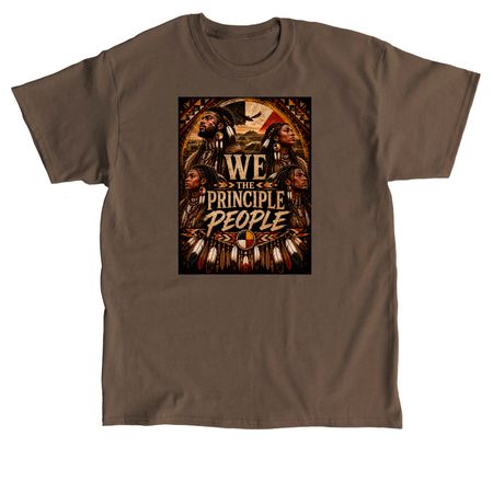 We The Principle People, a Dark Chocolate Classic Unisex Tee