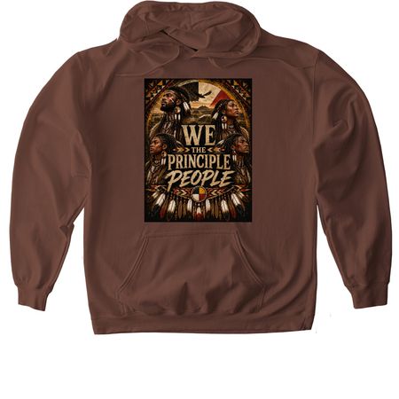 We The Principle People, a Cocoa Softstyle Pullover Hoodie