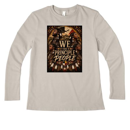 We The Principle People, a Heather Dust Women?s Premium Long Sleeve Tee