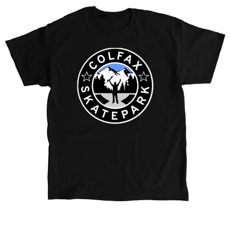 Colfax Skatepark, a Black Classic Unisex Tee