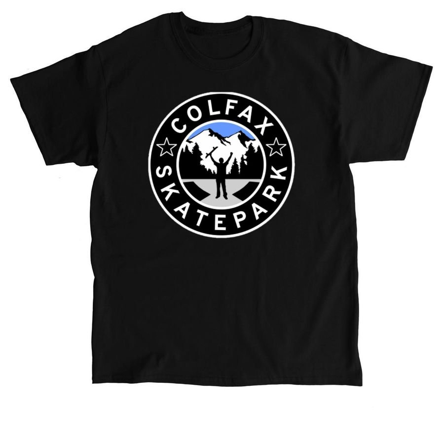 Colfax Skatepark, a Black Classic Unisex Tee