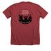 MPFL FreeFrancis, a Heather Canvas Red Premium Unisex Tee (back-view)