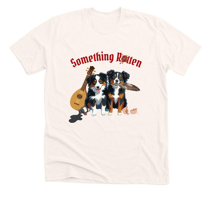 Something Rotten Show Shirt!, a Heather Natural Premium Unisex Tee