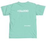 {everyday} essentials, a Chalky Mint Comfort Colors Unisex Tee (back-view)