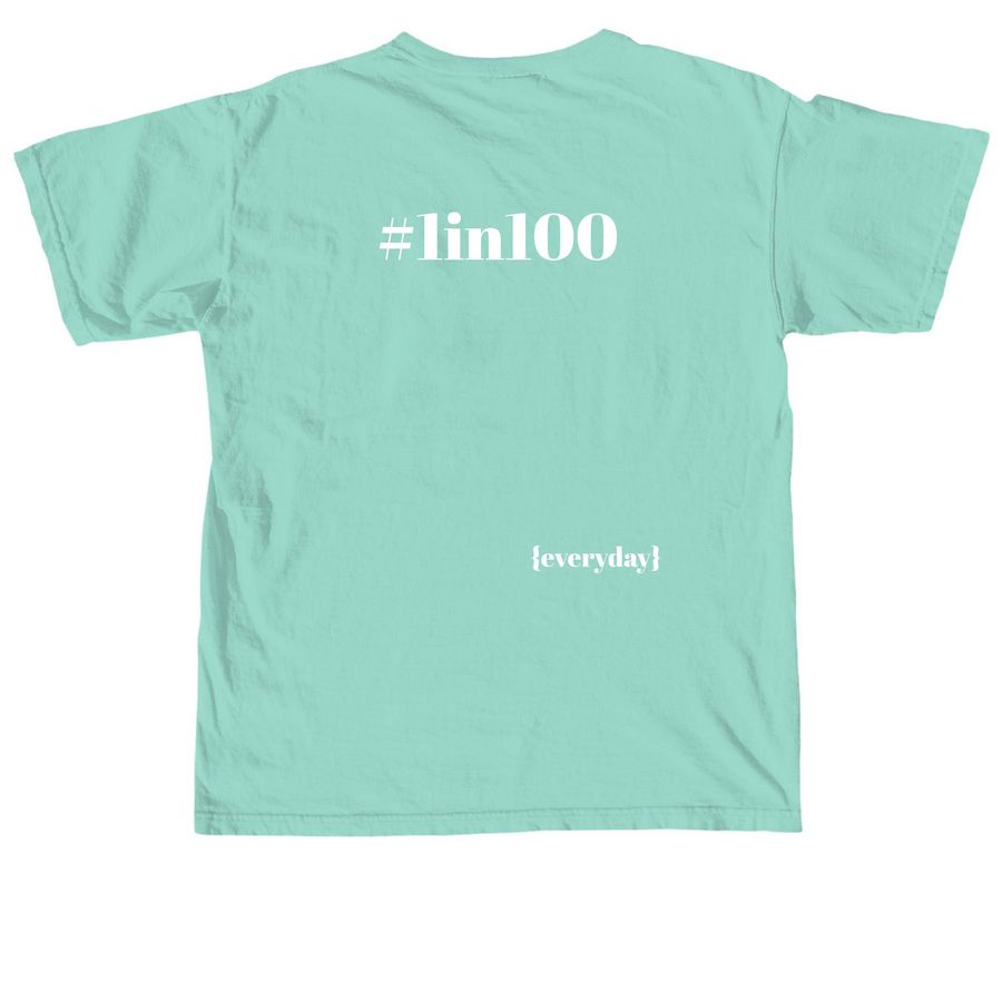 {everyday} essentials, a Chalky Mint Comfort Colors Unisex Tee (back-view)