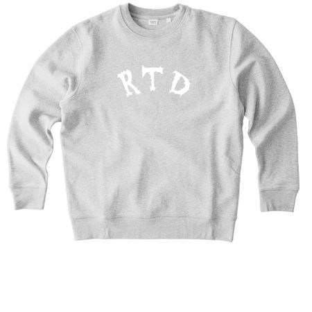 CrewNeck RTD ii, a Cool Heather Grey Stanley/Stella Unisex Changer 2.0 Crewneck Sweatshirt