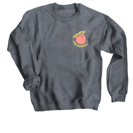 ?you rascal?, a Dark Heather Crewneck Sweatshirt