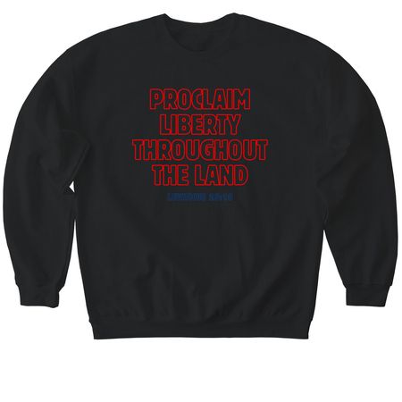 AMERICA 250 - LIBERTY BELL&nbsp;- APPAREL, a Black Softstyle Crewneck Sweatshirt