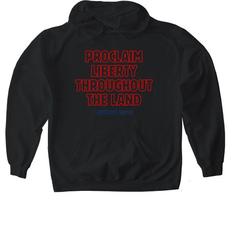 AMERICA 250 - LIBERTY BELL&nbsp;- APPAREL, a Black Gildan Softstyle Pullover Hoodie