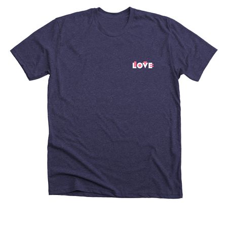 Love, a Heather Lapis Premium Unisex Tee