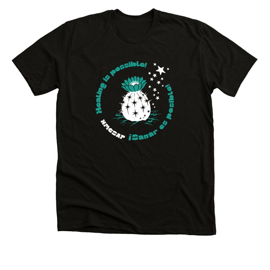 Healing is Possible! Black, a Solid Black Blend Premium Unisex Tee