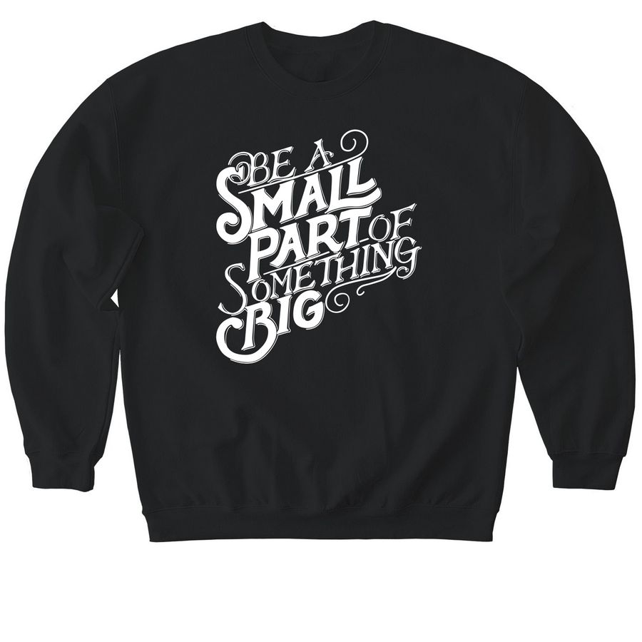 Something Big Crewneck, a Black Softstyle Crewneck Sweatshirt