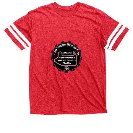 LVGP Rally, a Vintage Red / White Football Jersey Tee