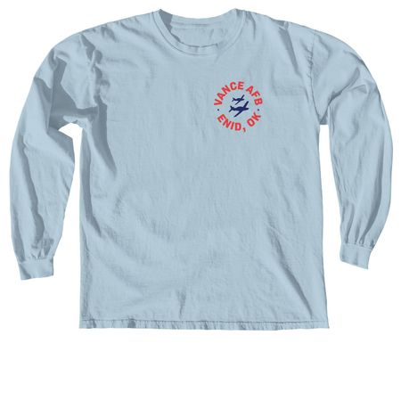 Vance Circle - Small, a Chambray Comfort Colors Long Sleeve Tee