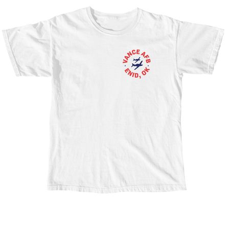 Vance Circle - Small, a White Comfort Colors Unisex Tee