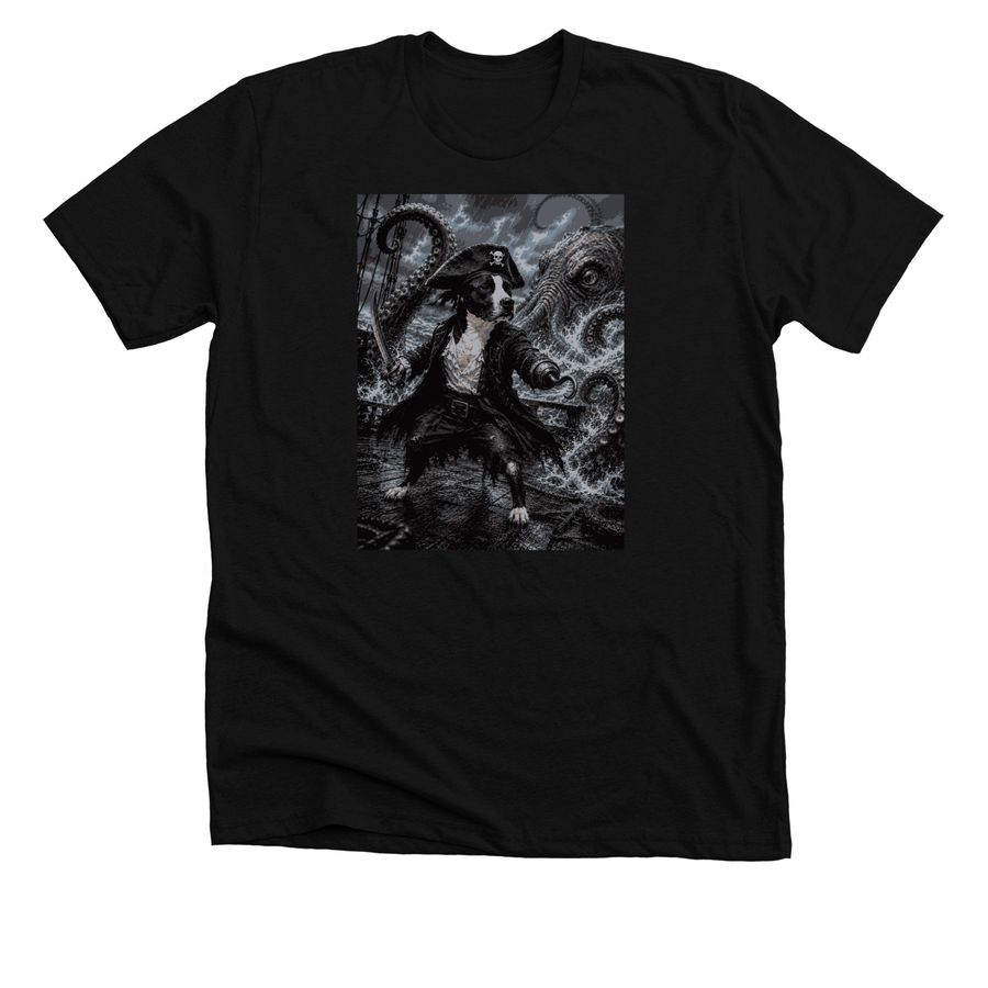 Cap'n Doddie, a Solid Black Blend Premium Unisex Tee