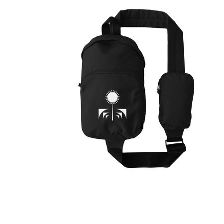 Sling Bag with TDK Flower, a Black Grove Sling Bag