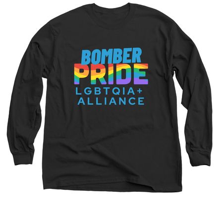 Bomber PRIDE - Classic Logo, a Black Classic Long Sleeve Tee