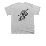 Limited Edition Go Skate Turtle, a Sport Grey Youth Unisex Tee (back-view)