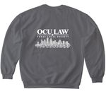 TX Legal Sweatshirt, a Charcoal Softstyle Crewneck Sweatshirt (back-view)