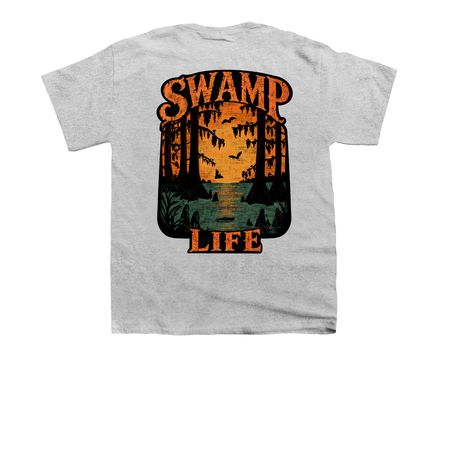 Swamp Life, a Sport Grey Youth Unisex Tee