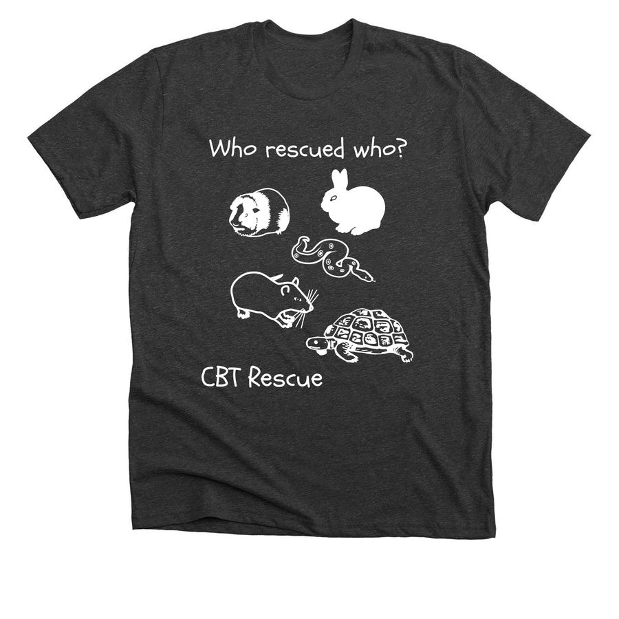 CBT Rescue T-Shirt Sale, a Dark Grey Heather Premium Unisex Tee