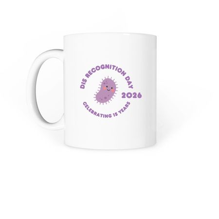 My Jam Mug, a White Coffee Mug (back-view)